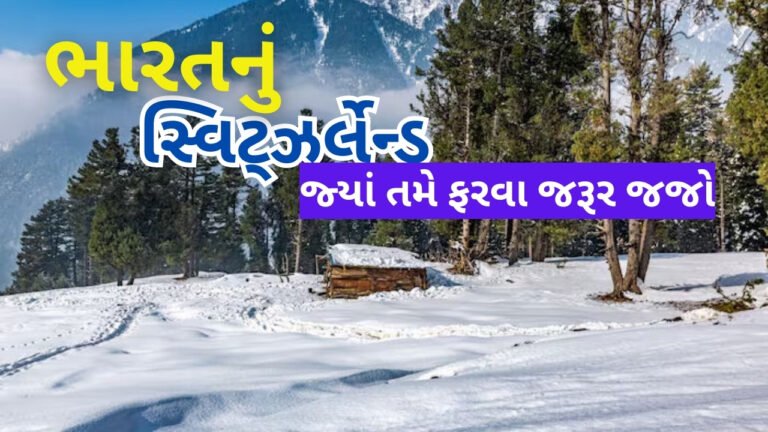શિયાળામાં ફરવા જવાનો પ્લાન હોય તો આ ભારતના સ્વિટ્ઝર્લેન્ડમાં જઈ શકો છો..!