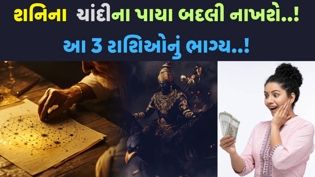 શનિના ચાંદીના પાયા આ 3 રાશિઓનું ભાગ્ય બદલી નાખશે શનિના ચાંદીના પાયા આ 3 રાશિઓનું ભાગ્ય બદલી નાખશે