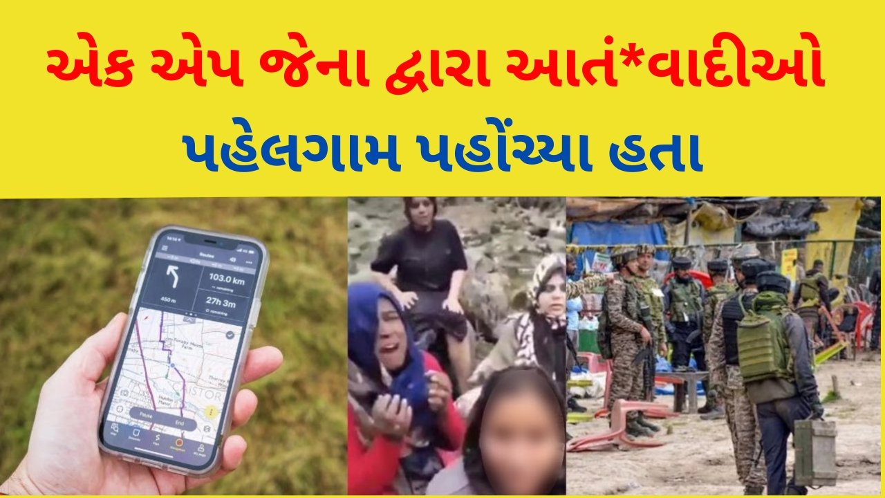એક એપ જેના દ્વારા આતંકવાદીઓ પહેલગામ પહોંચ્યા હતા
