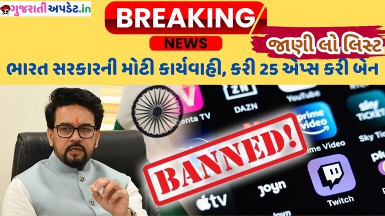 Breaking News સરકારની મોટી કાર્યવાહી, કરી 25 એપ્સ કરી બેન, જાણી લો લિસ્ટ